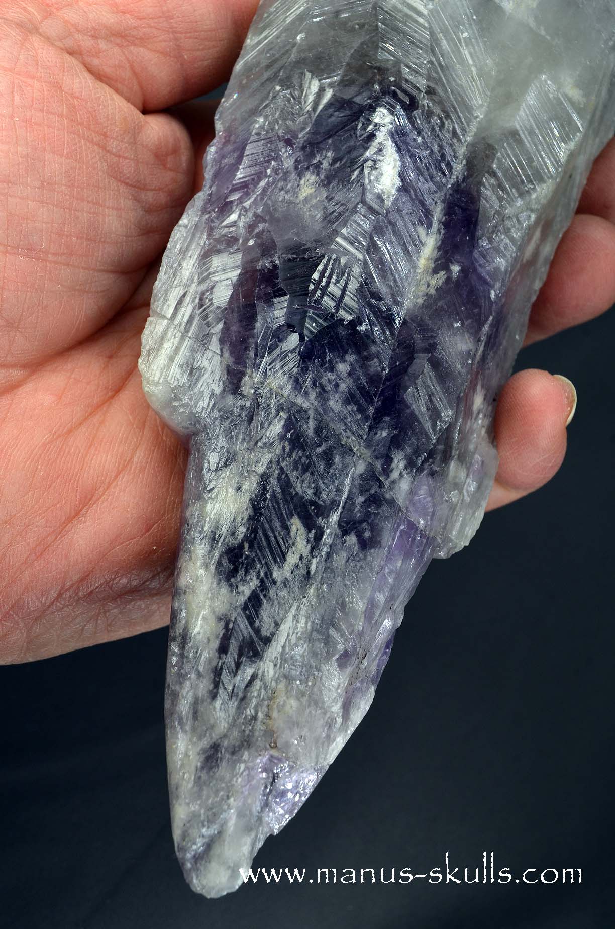 Phantom Amethyst Tribal Skull face.