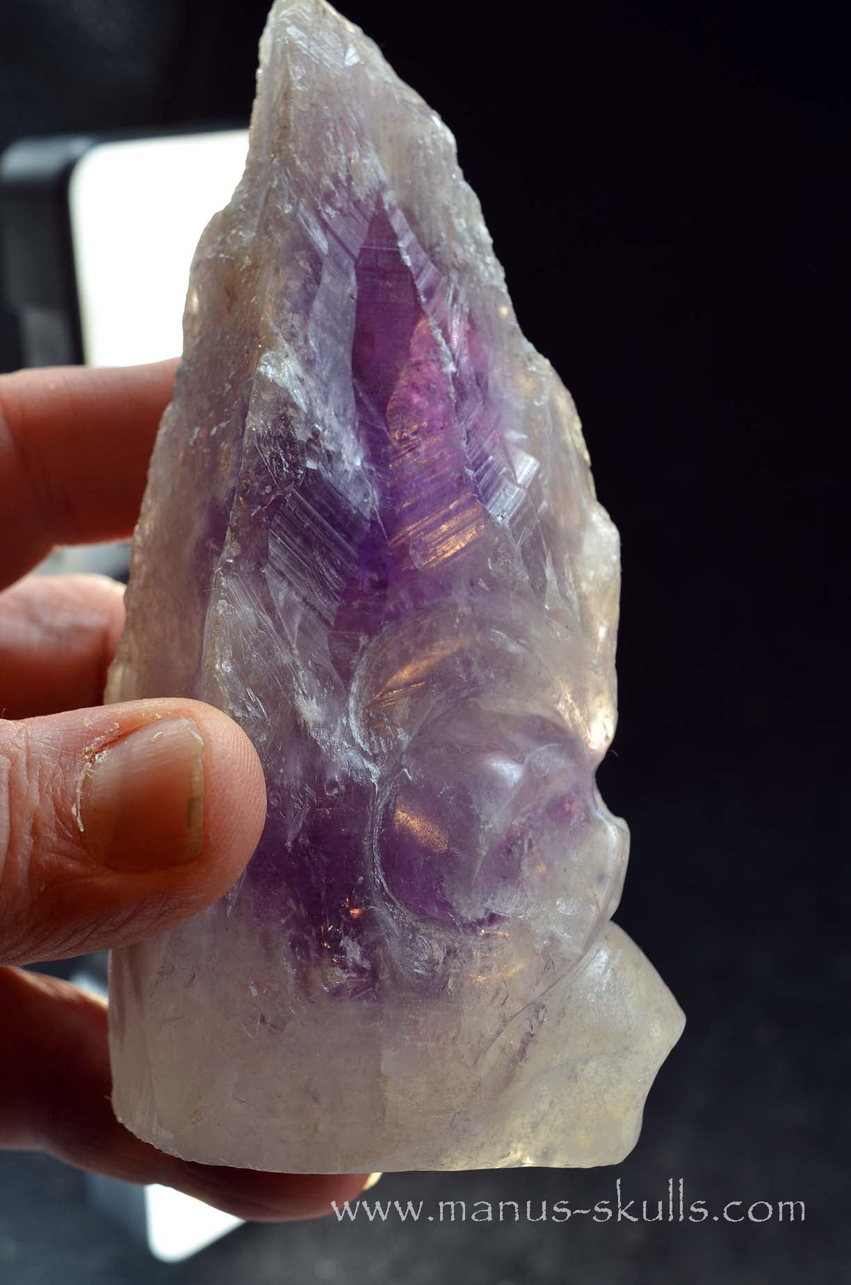 Phantom Amethyst Tribal Skull face.