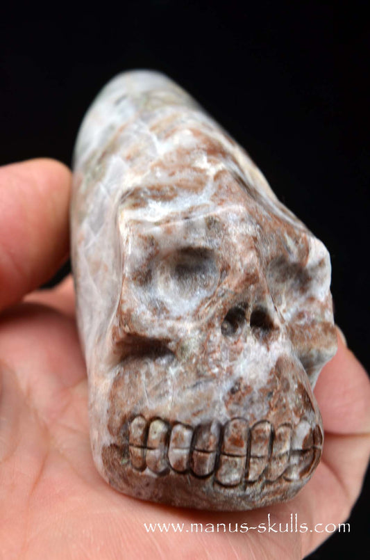 Manus skulls unique Crystal Carvings handmade skulls dragons pendants preseli bluestone tribals spiritual meaning wand Unicorn .. fluorite in barite