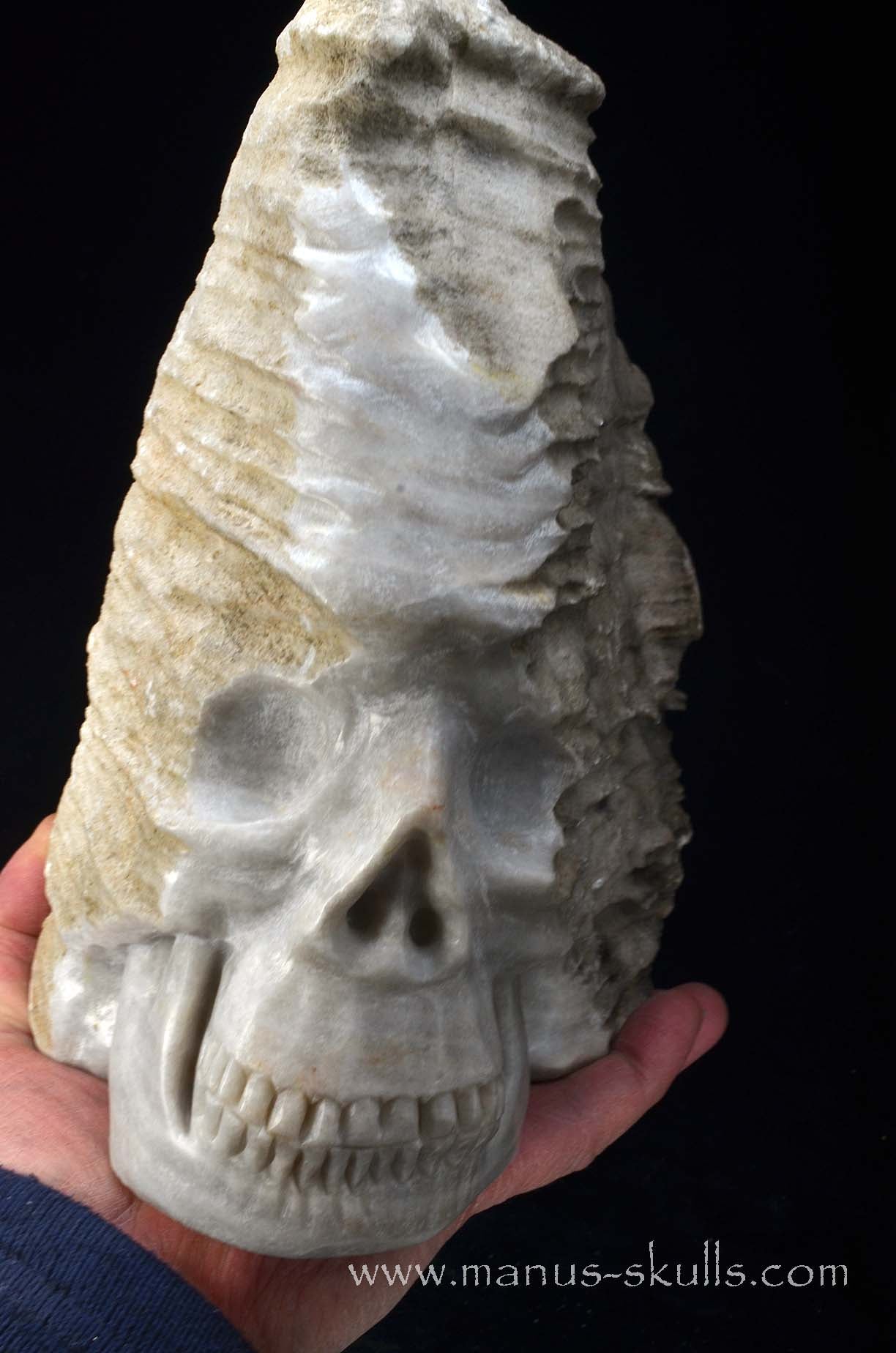 Special Greek Marble Skull