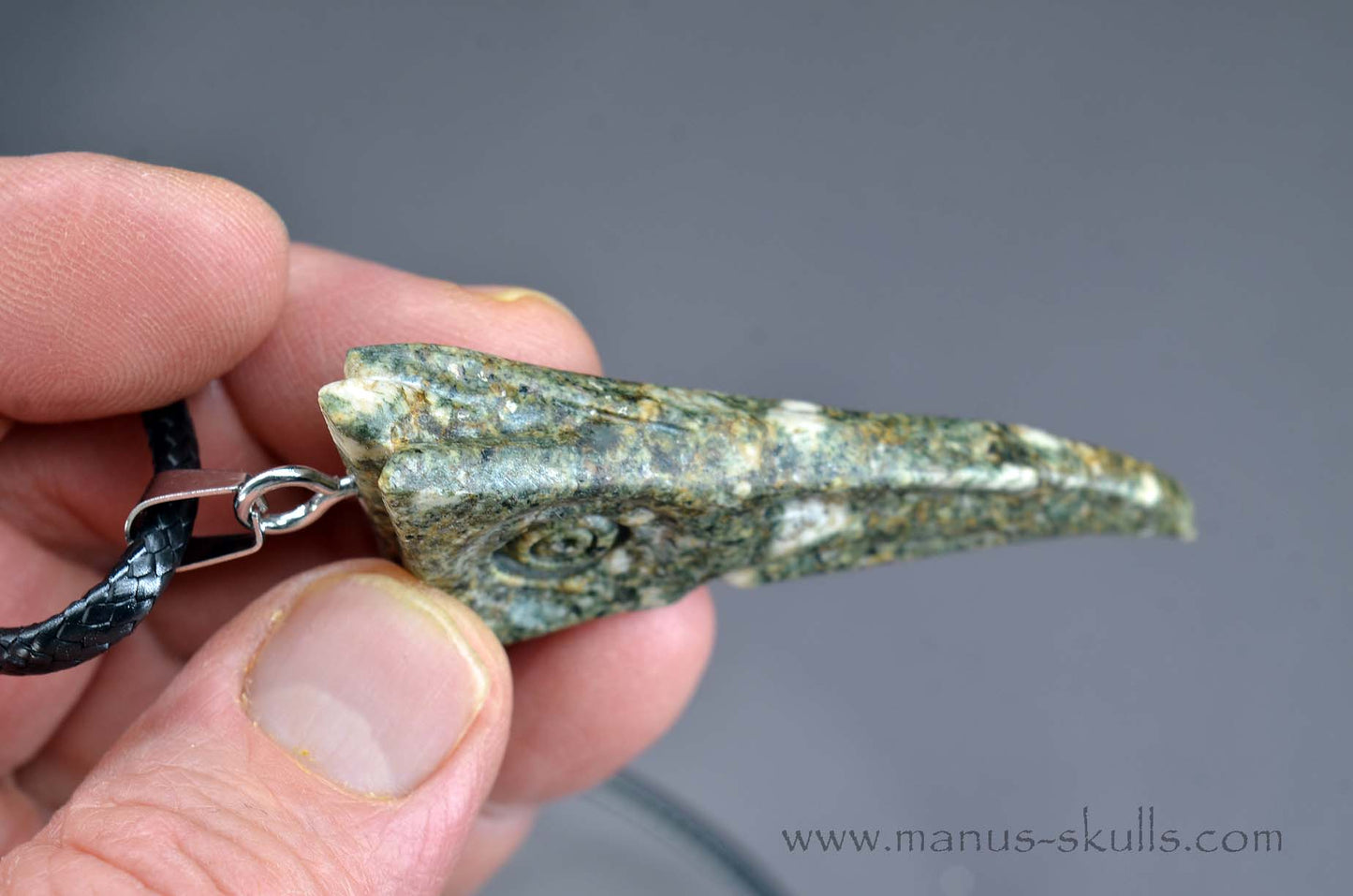 Preseli Bluestone Bird Skull Pendant (#06)