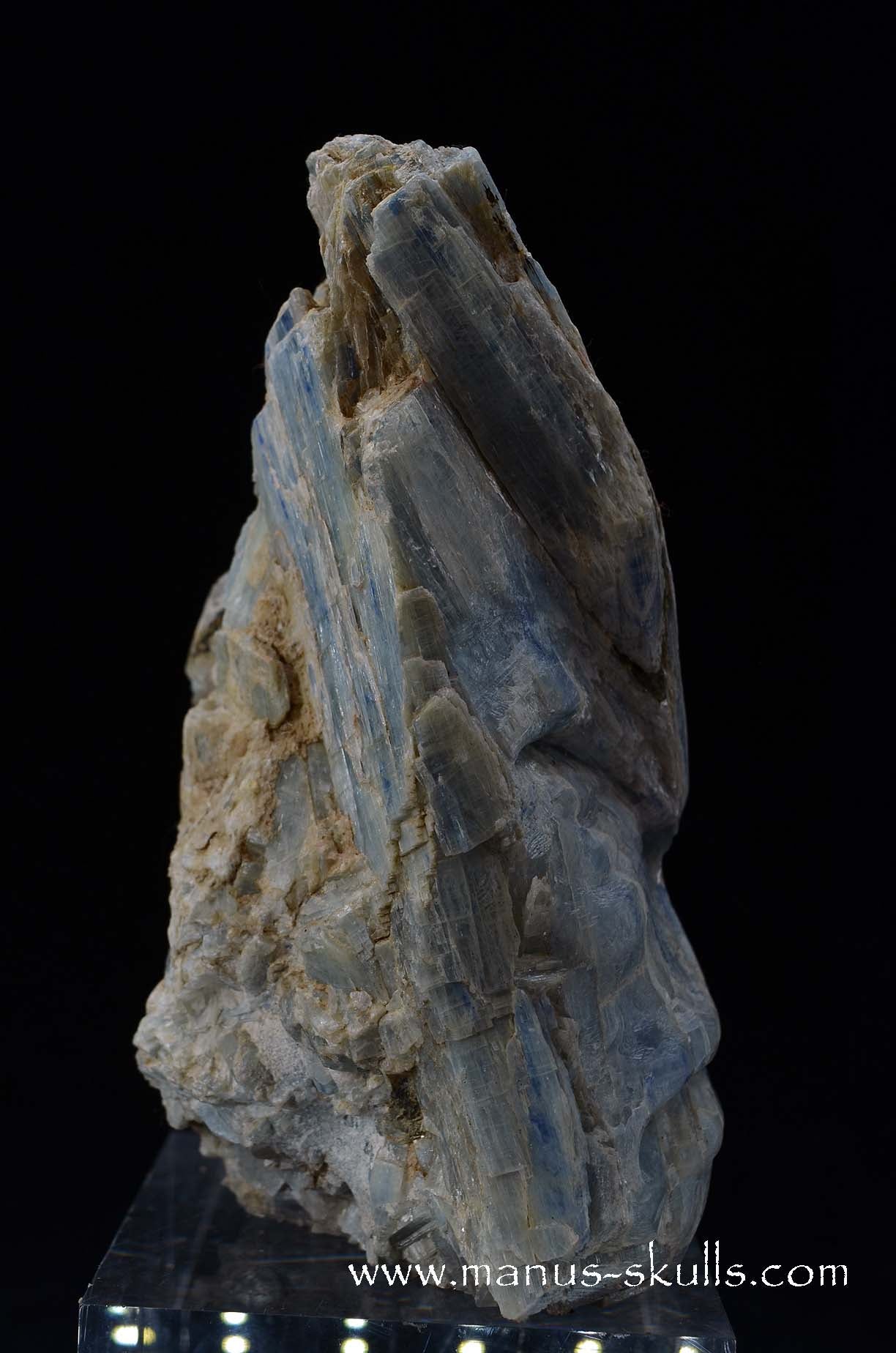 Blue Kyanite Skull Face.