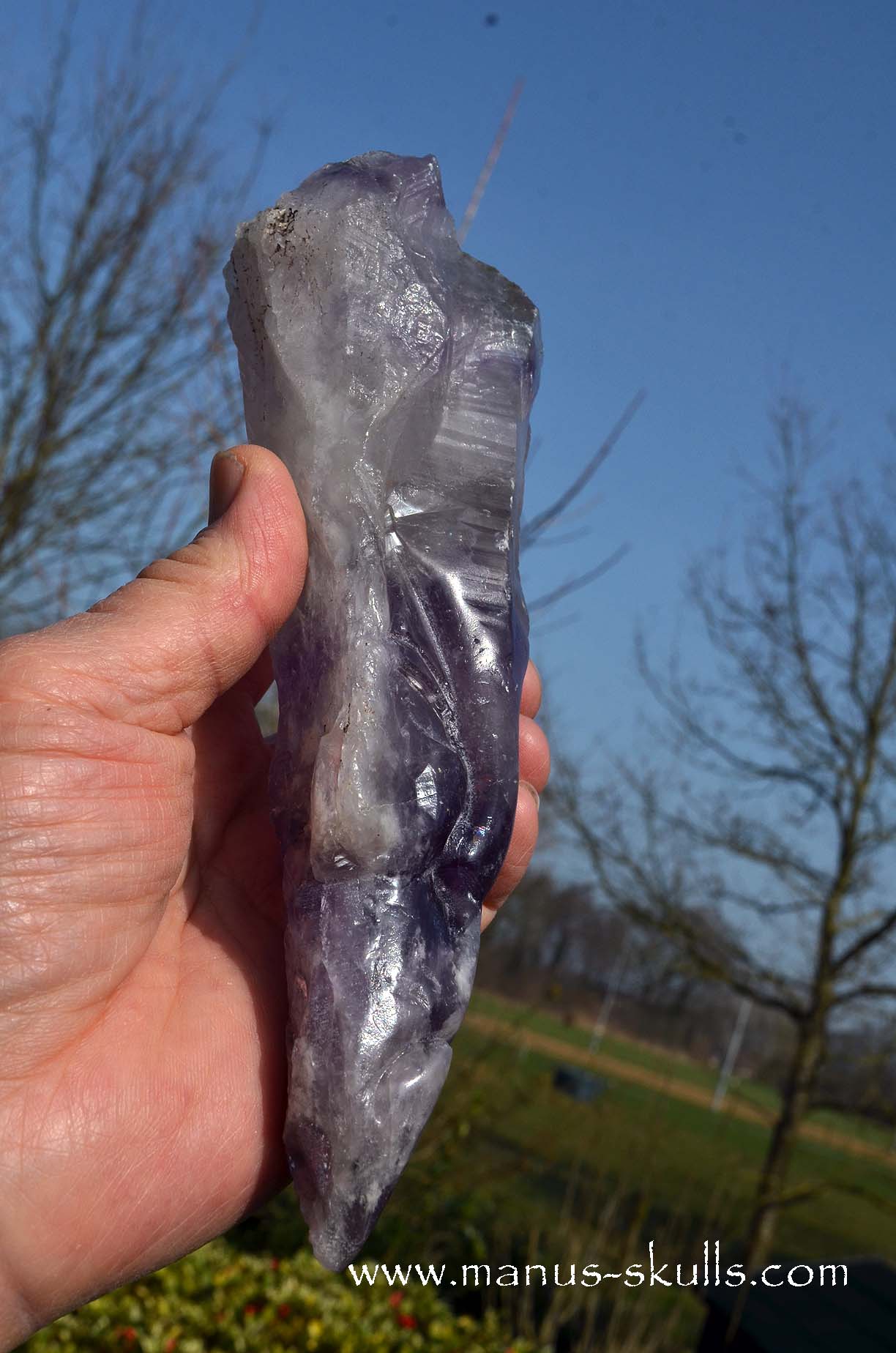 Phantom Amethyst Tribal Skull face.