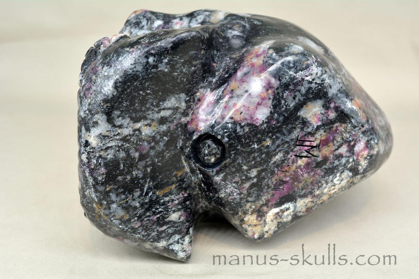 Large Eudialyte Skull