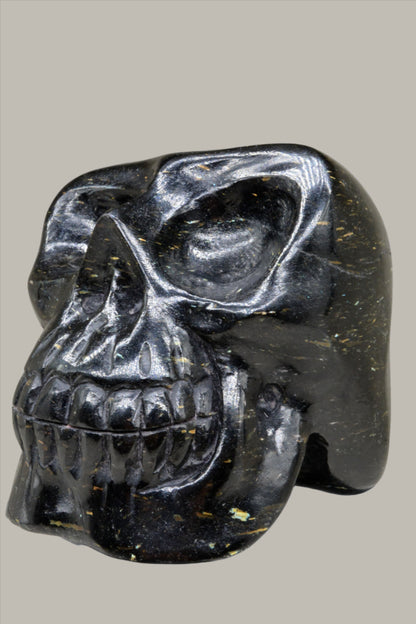 Huge Nuummite Skull ....