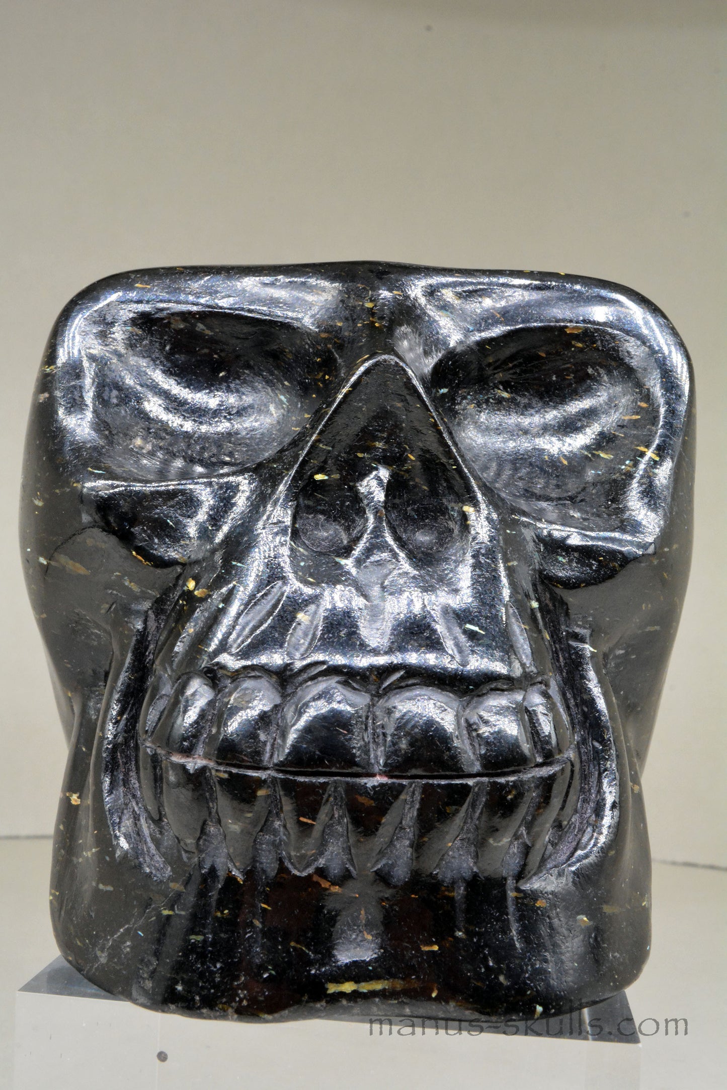 Huge Nuummite Skull ....