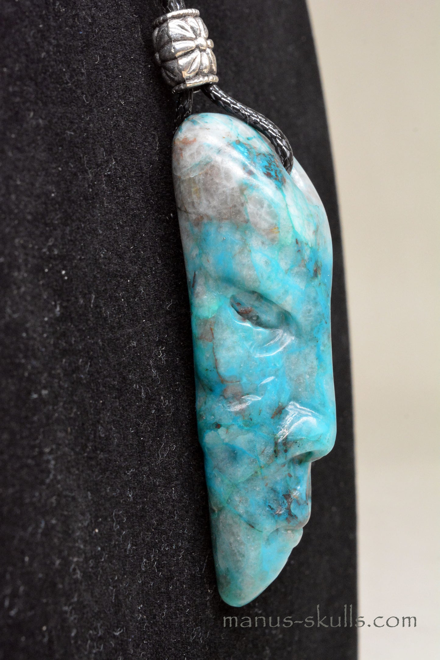 Shattuckite Tribal Pendant