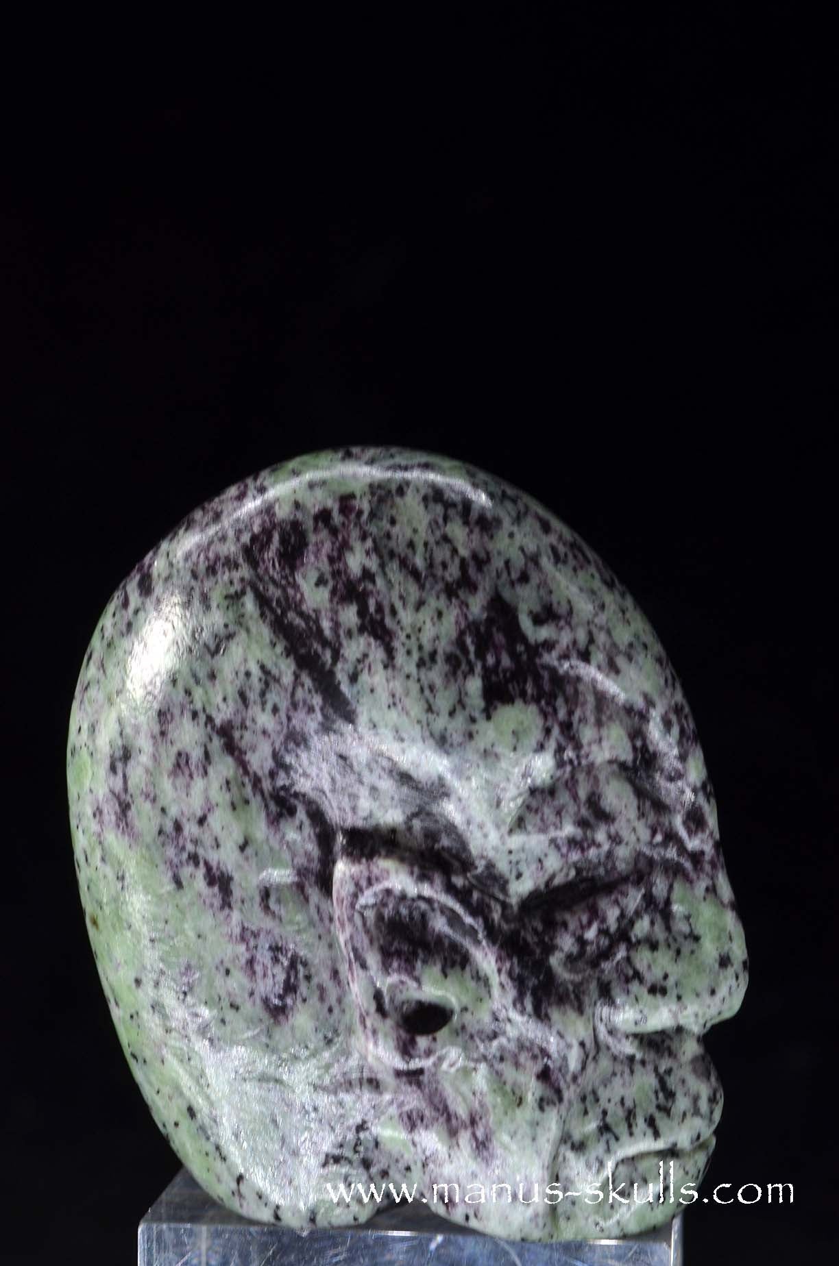 Manus skulls unique Crystal Carvings handmade skulls dragons pendants preseli bluestone tribals spiritual meaning wand Unicorn ..  kammemerite