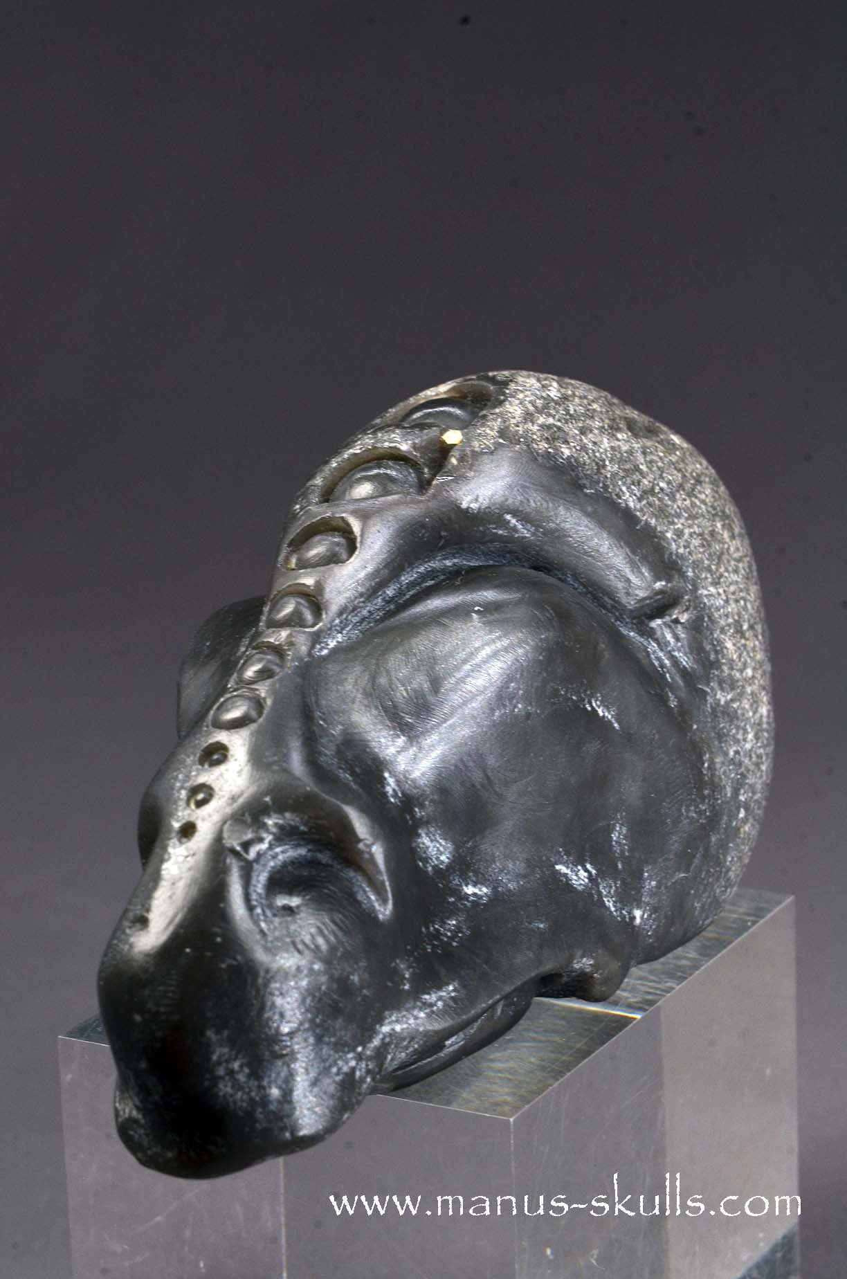 Manus skulls unique Crystal Carvings handmade skulls dragons pendants preseli bluestone tribals spiritual meaning wand Unicorn .. agni manitite