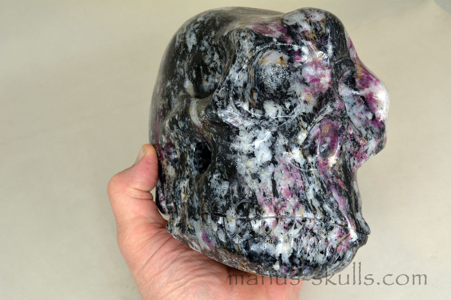 Large Eudialyte Skull