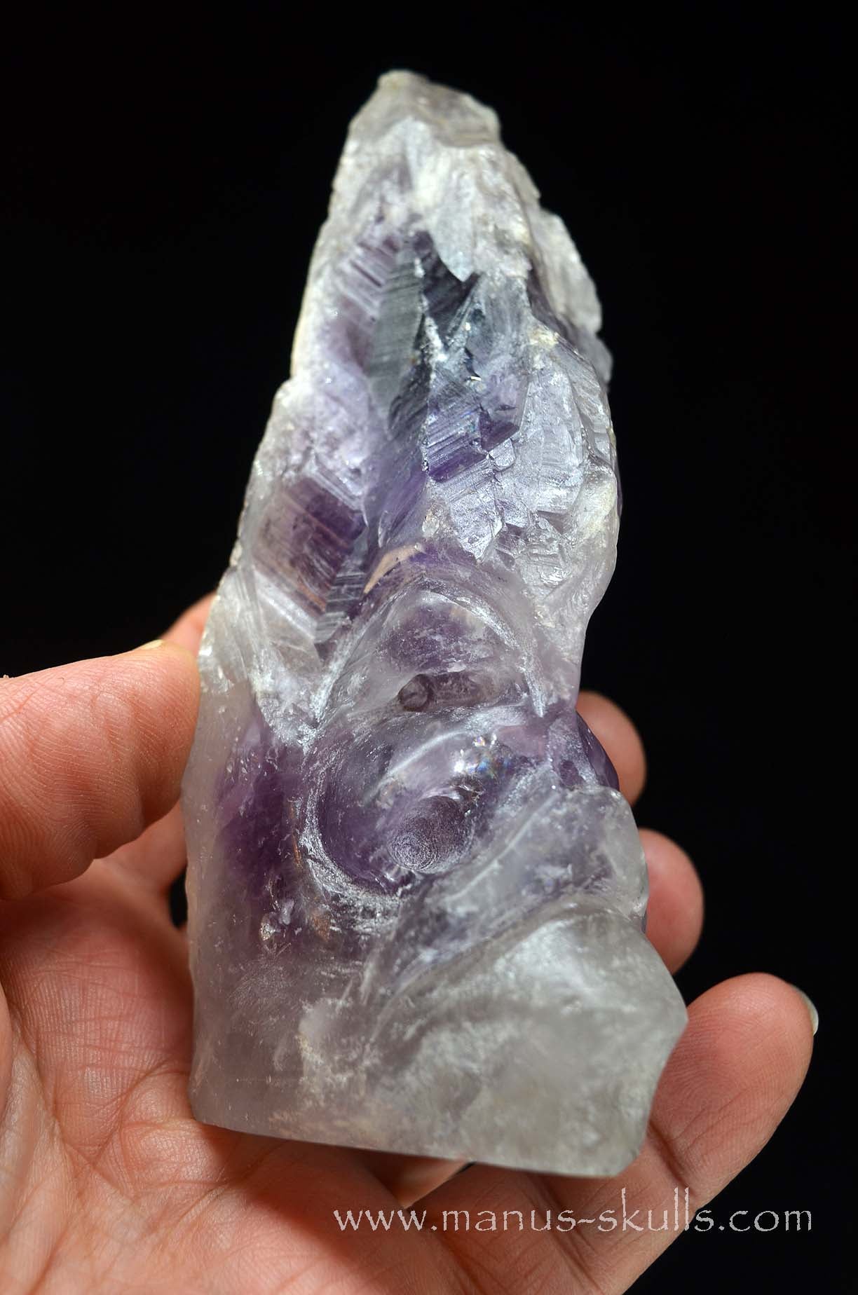 Phantom Amethyst Tribal Skull face.