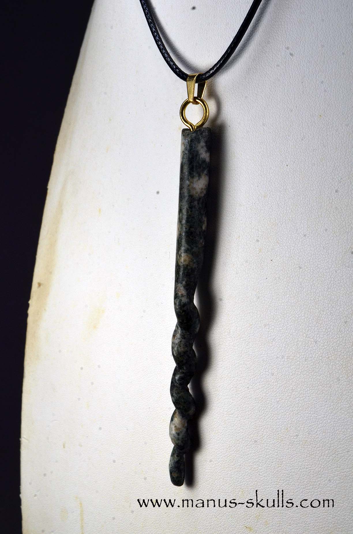 Manus skulls unique Crystal Carvings handmade skulls dragons pendants preseli bluestone tribals spiritual meaning wand Unicorn .. 
