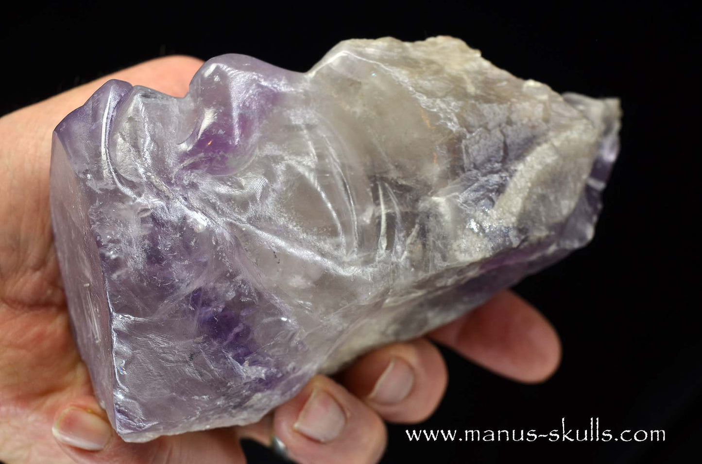 Phantom Amethyst Tribal Skull face.