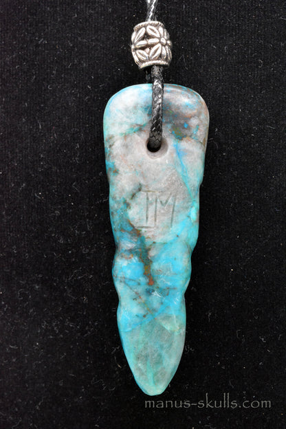 Shattuckite Tribal Pendant