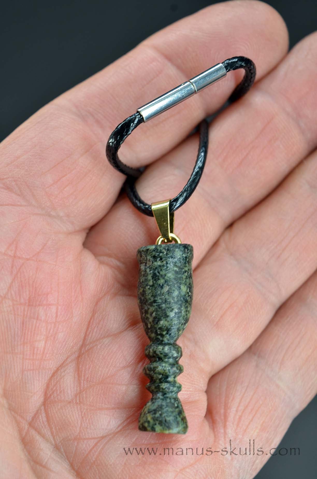 Preseli Bluestone Chalice ~ Goblet ~ Holy Grail Pendant (#21)