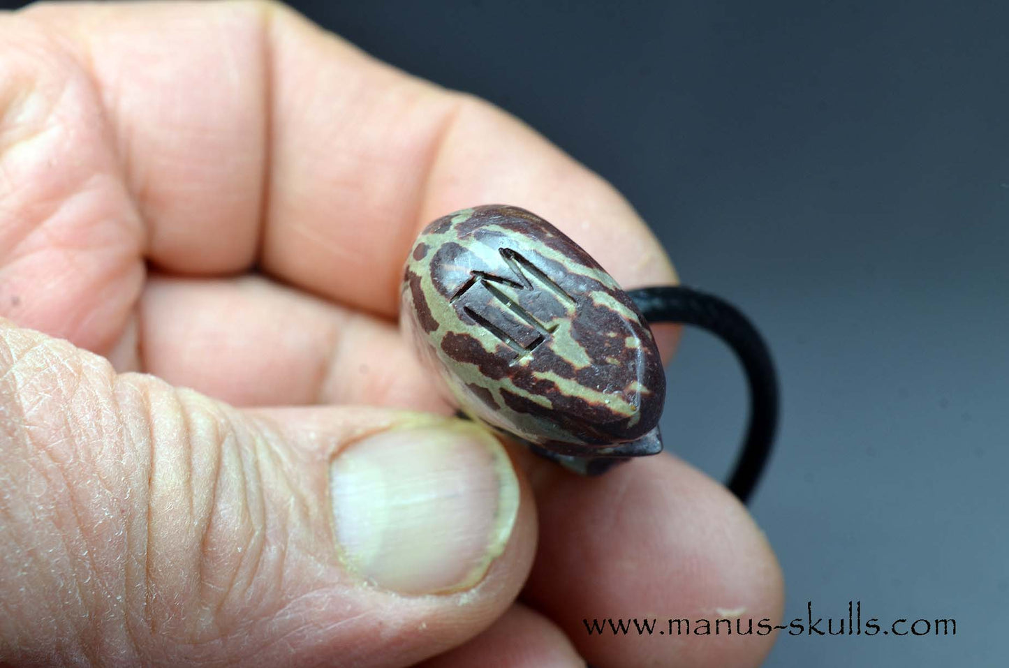 Australian Printstone Tribal Pendant