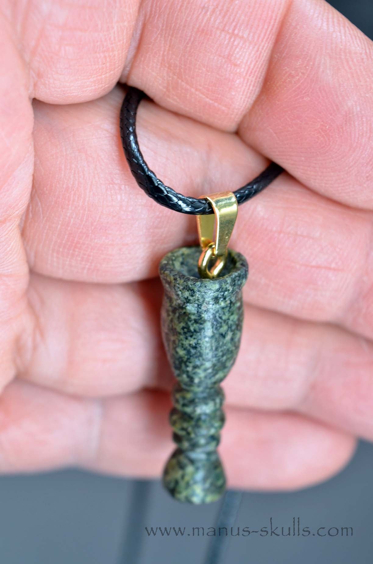Preseli Bluestone Chalice ~ Goblet ~ Holy Grail Pendant (#21)