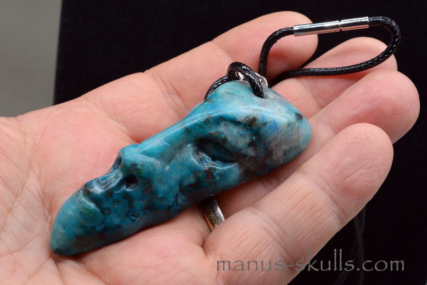 Shattuckite Tribal Pendant