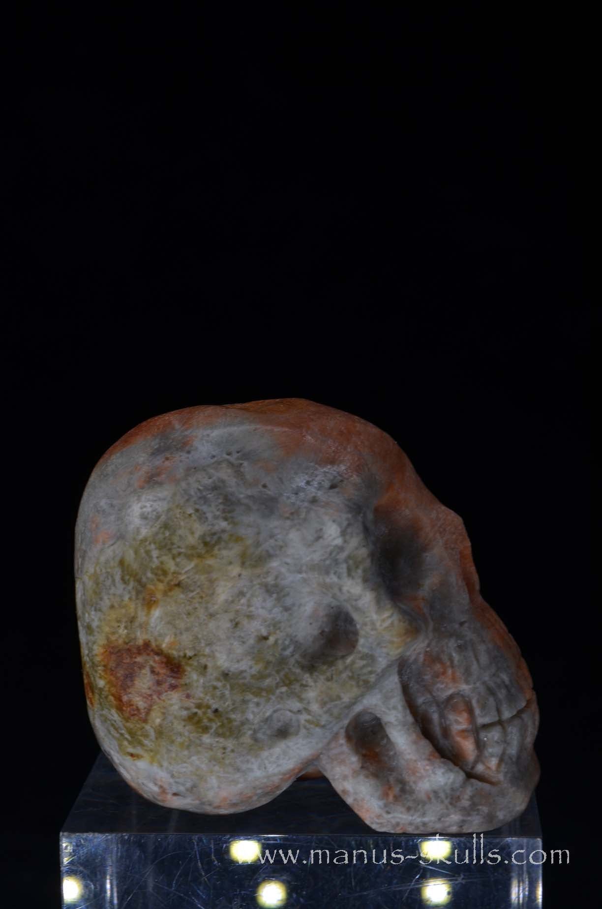 Rare Barytocelestine / Celestobaryte Skull