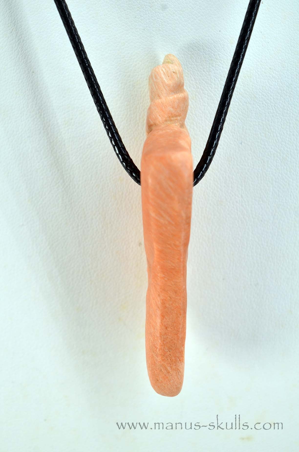 Rare Barytocelestine / Celestobaryte Tribal Skull Pendant