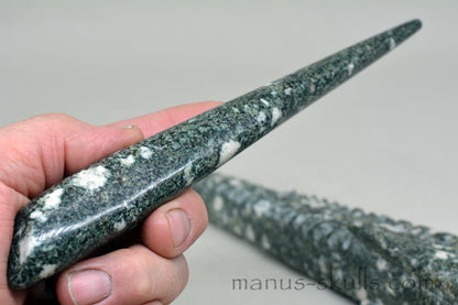 Large Preseli Bluestone Dragon Wand, singing Preseli instrument.