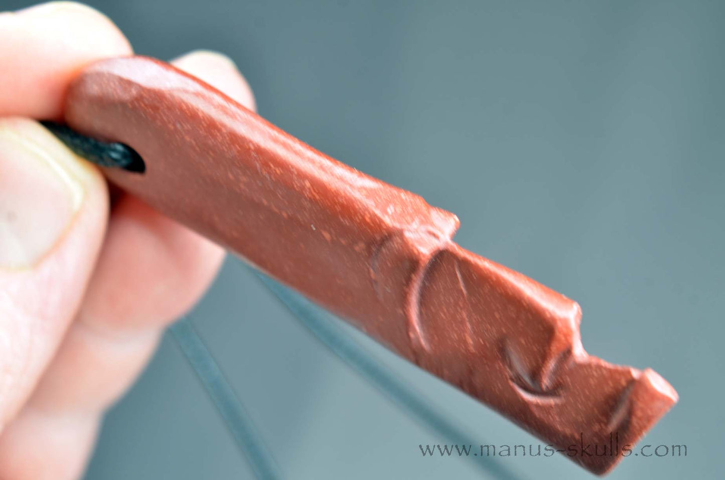 Catlinite (Pipestone) Tribal Pendant (#34)