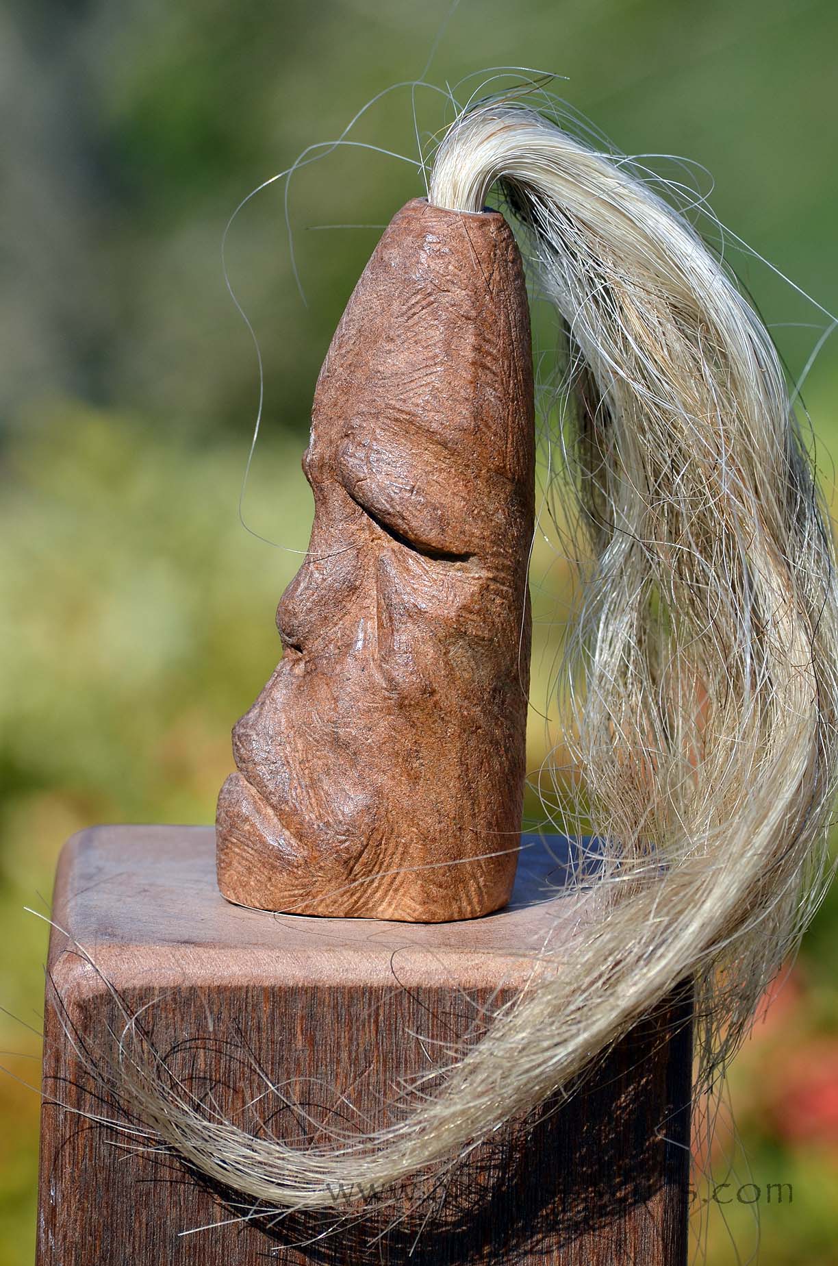 Steatite Tribal Skull #023