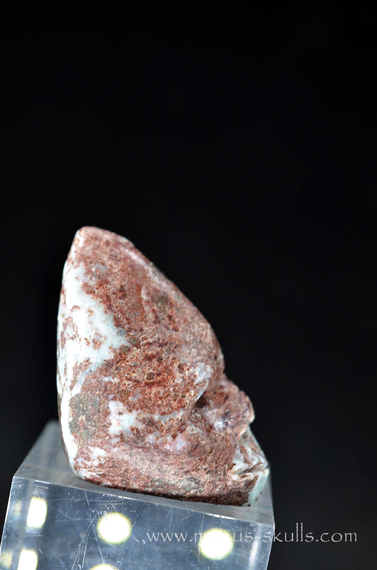 Conehead red Larimar Skull