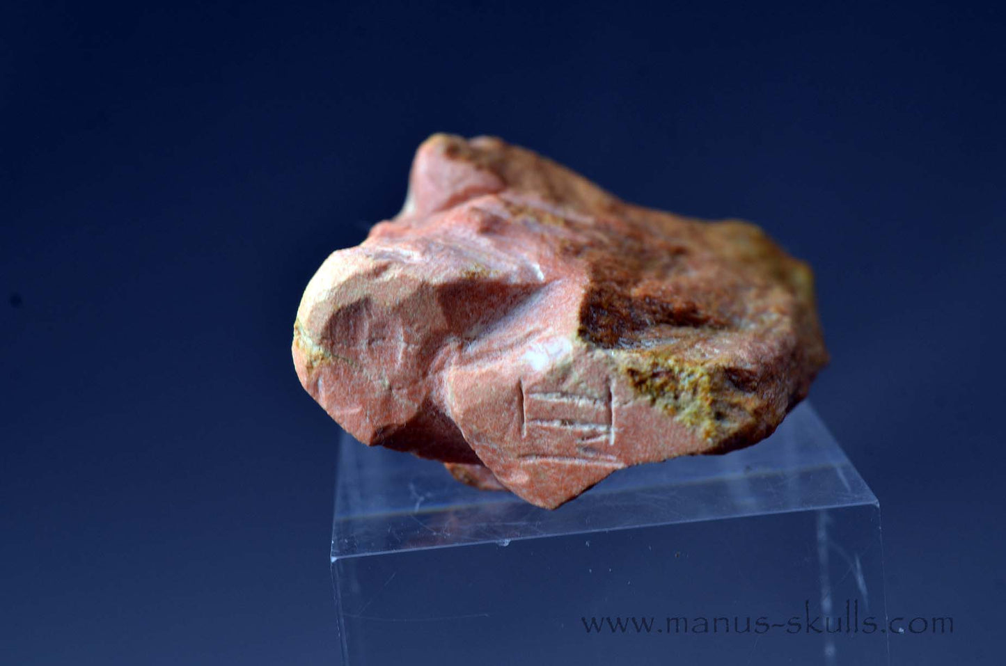 Rare Barytocelestine / Celestobaryte Tribal Skull