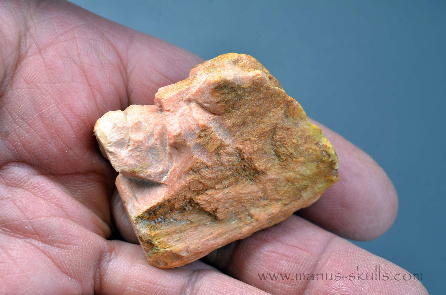 Rare Barytocelestine / Celestobaryte Tribal Skull