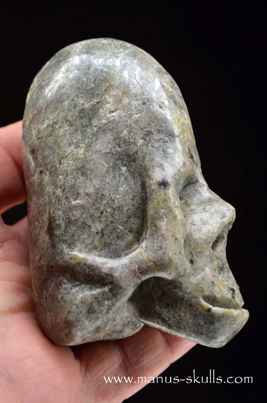 Manus skulls unique Crystal Carvings handmade skulls dragons pendants preseli bluestone tribals spiritual meaning wand Unicorn .. fluorite in barite