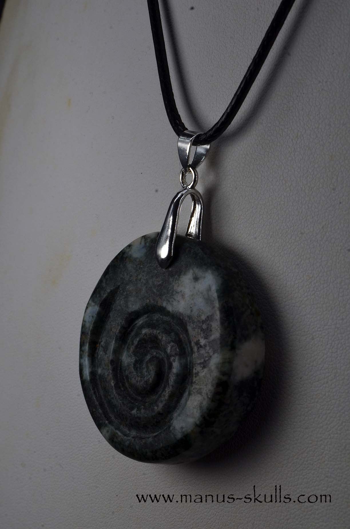 Preseli Bluestone Spiral Pendant