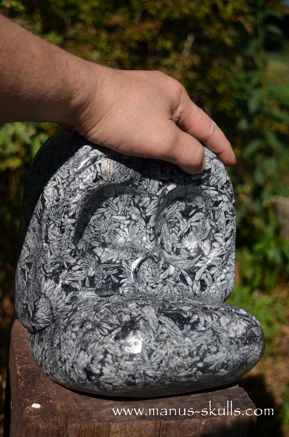 Manus skulls unique Crystal Carvings handmade skulls dragons pendants preseli bluestone tribals spiritual meaning wand Unicorn .. austrian pinolith