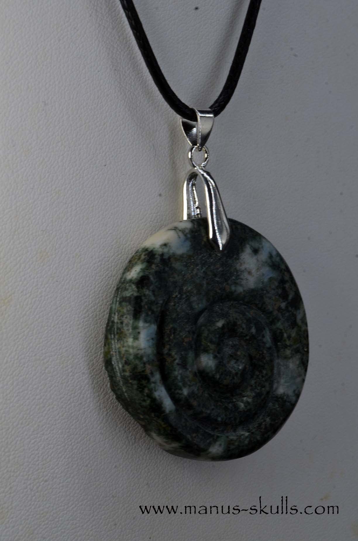Preseli Bluestone Spiral Pendant