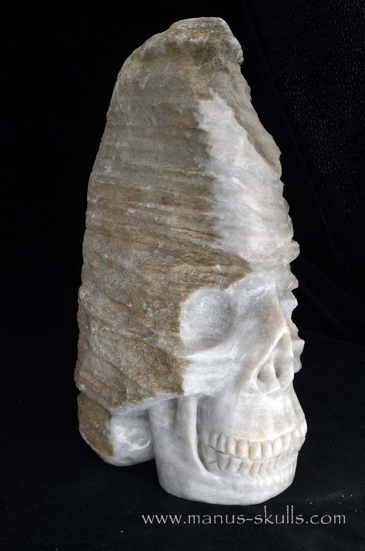 Manus skulls unique Crystal Carvings handmade skulls dragons pendants preseli bluestone tribals spiritual meaning wand Unicorn ..  greek marble