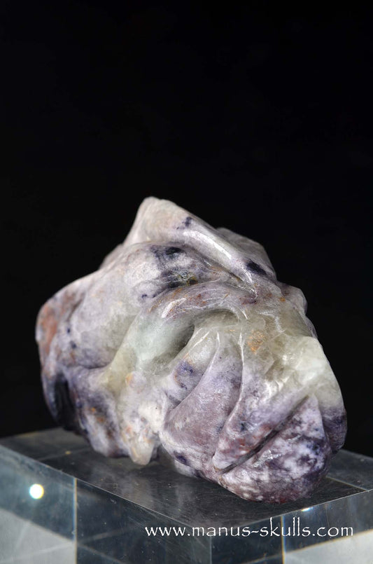 Manus skulls unique Crystal Carvings handmade skulls dragons pendants preseli bluestone tribals spiritual meaning wand Unicorn ..  fluorite barite