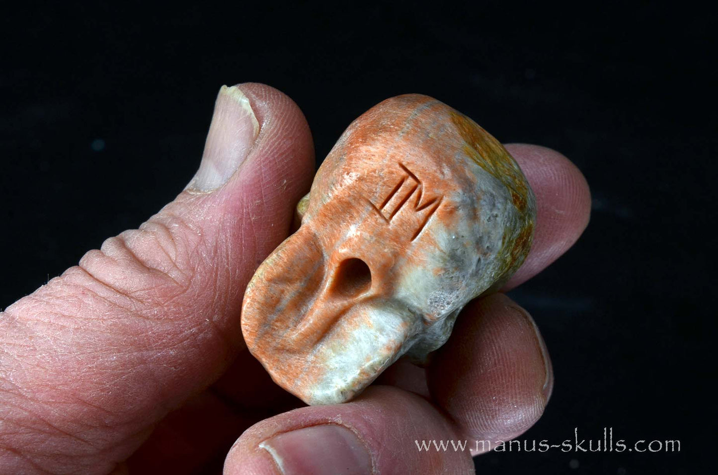 Rare Barytocelestine / Celestobaryte Skull