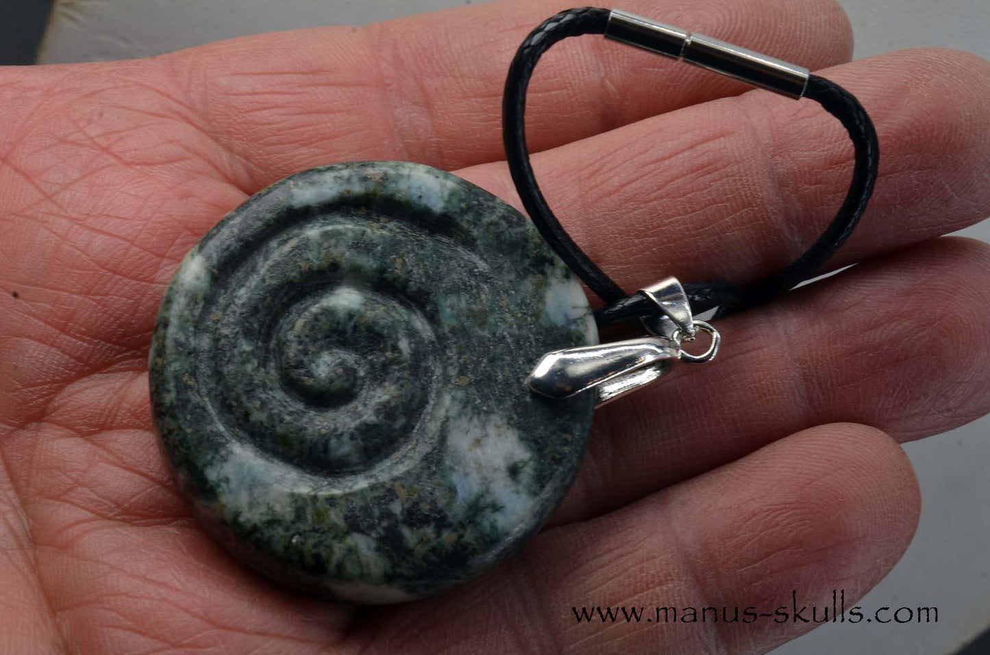 Preseli Bluestone Spiral Pendant