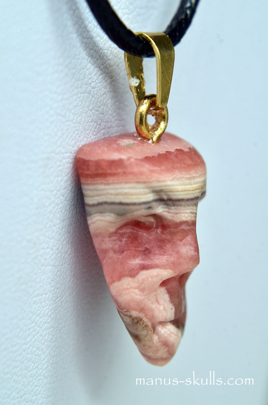 Rhodochrosite pendant