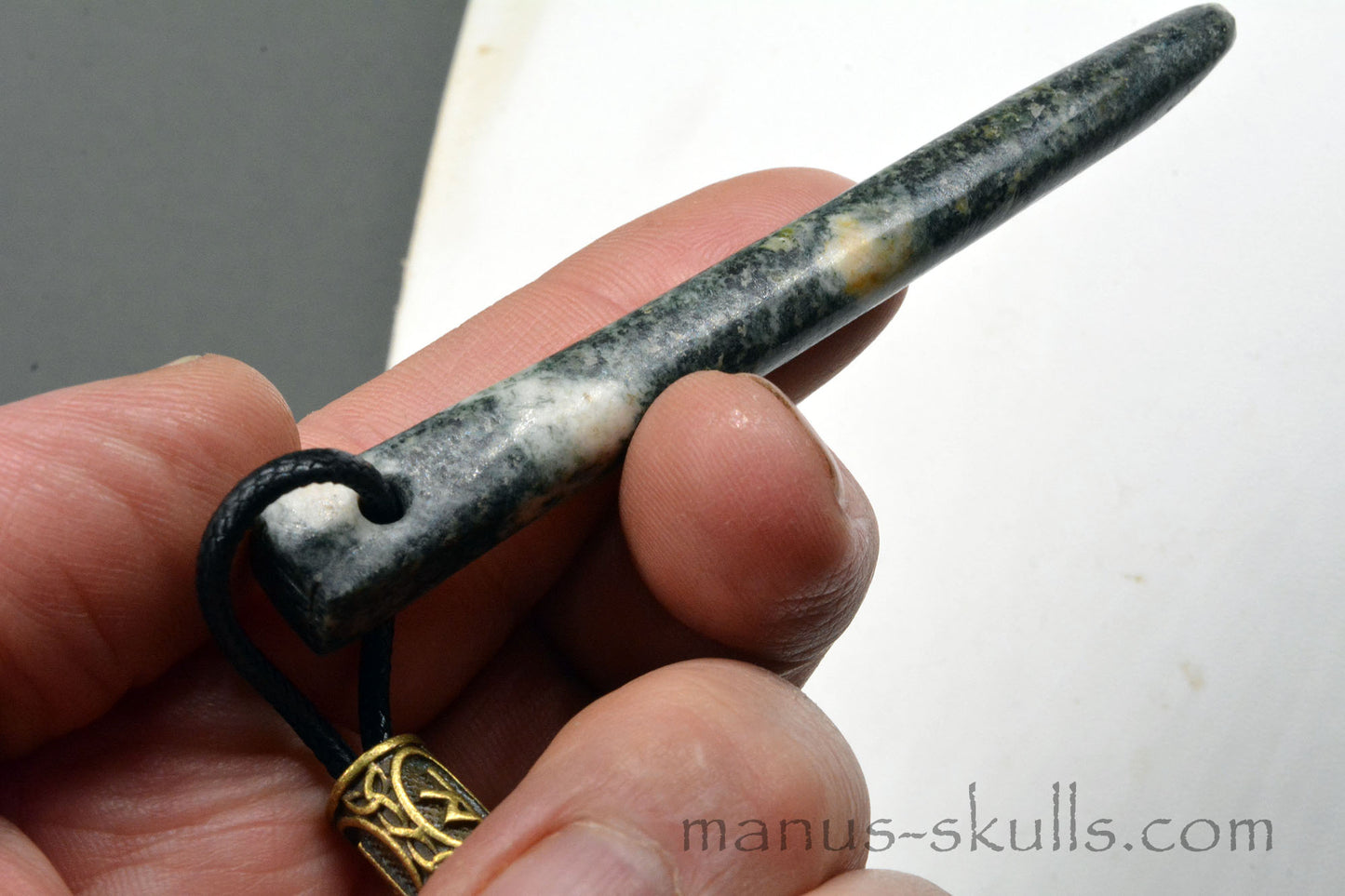 Preseli Bluestone Wand Pendant (#37)