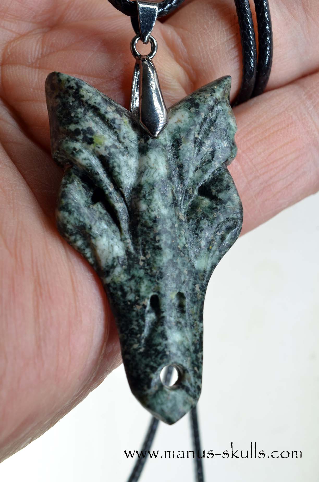 Preseli Bluestone Tribal Mask Pendant
