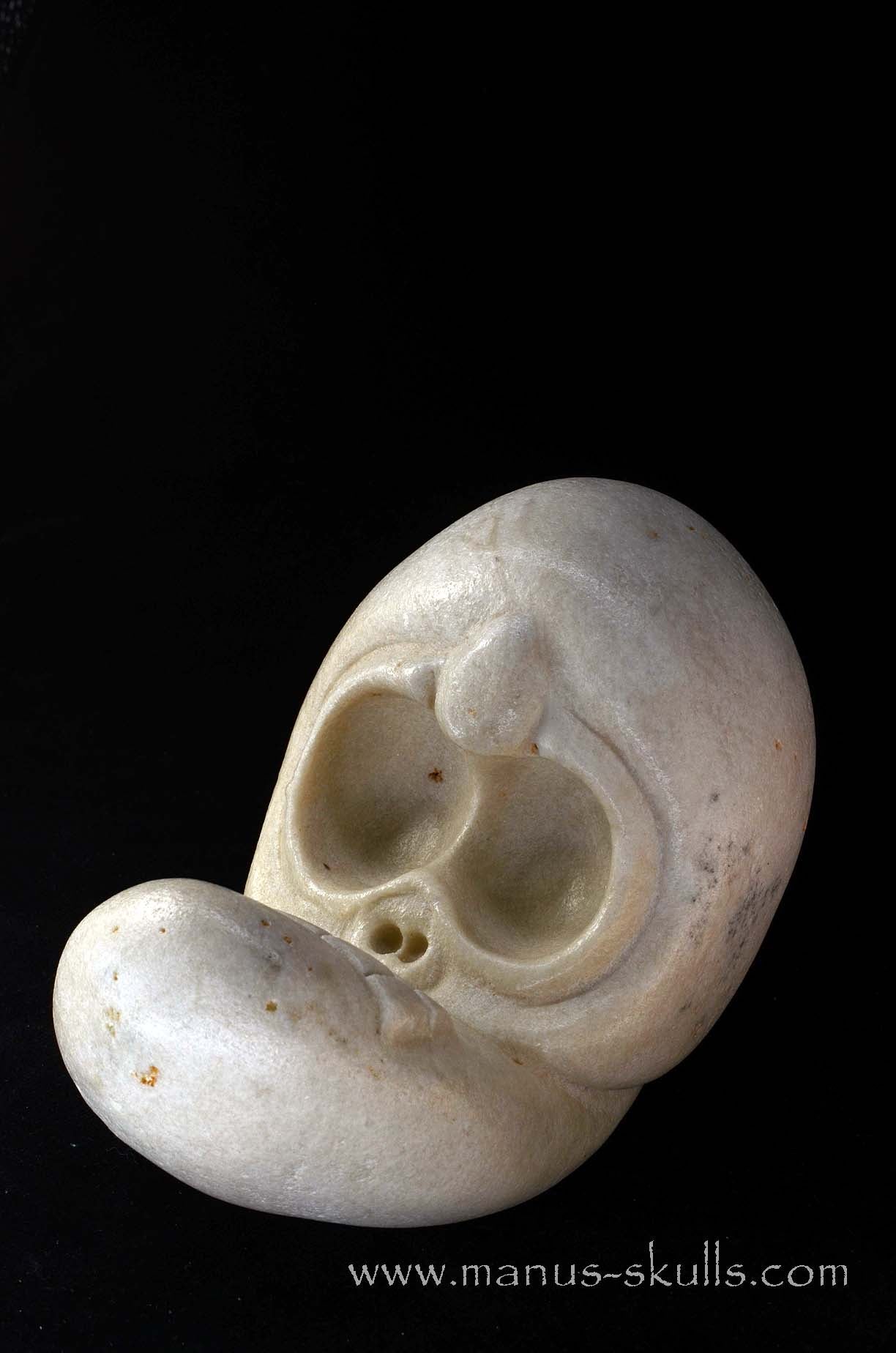 Manus skulls unique Crystal Carvings handmade skulls dragons pendants preseli bluestone tribals spiritual meaning wand Unicorn ..  white steatite 2026 Evolian