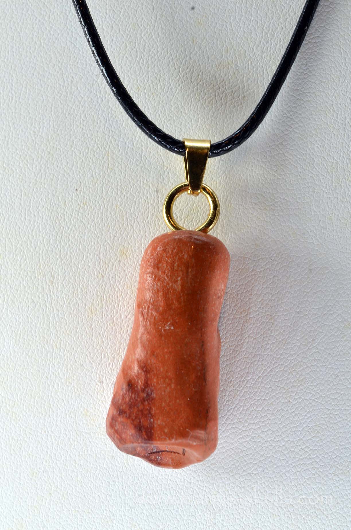 Catlinite (Indian Pipestone) Tribal Pendant (#38)