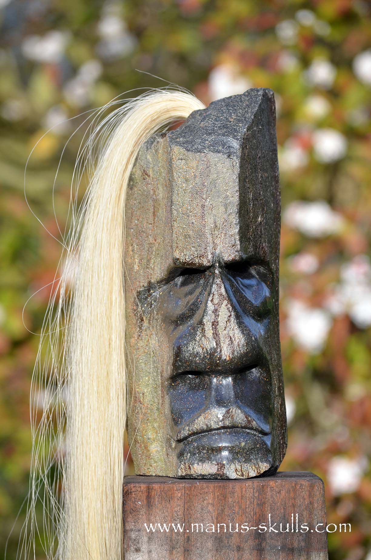 Manus skulls unique Crystal Carvings handmade skulls dragons pendants preseli bluestone tribals spiritual meaning wand Unicorn .. hexagonal basalt