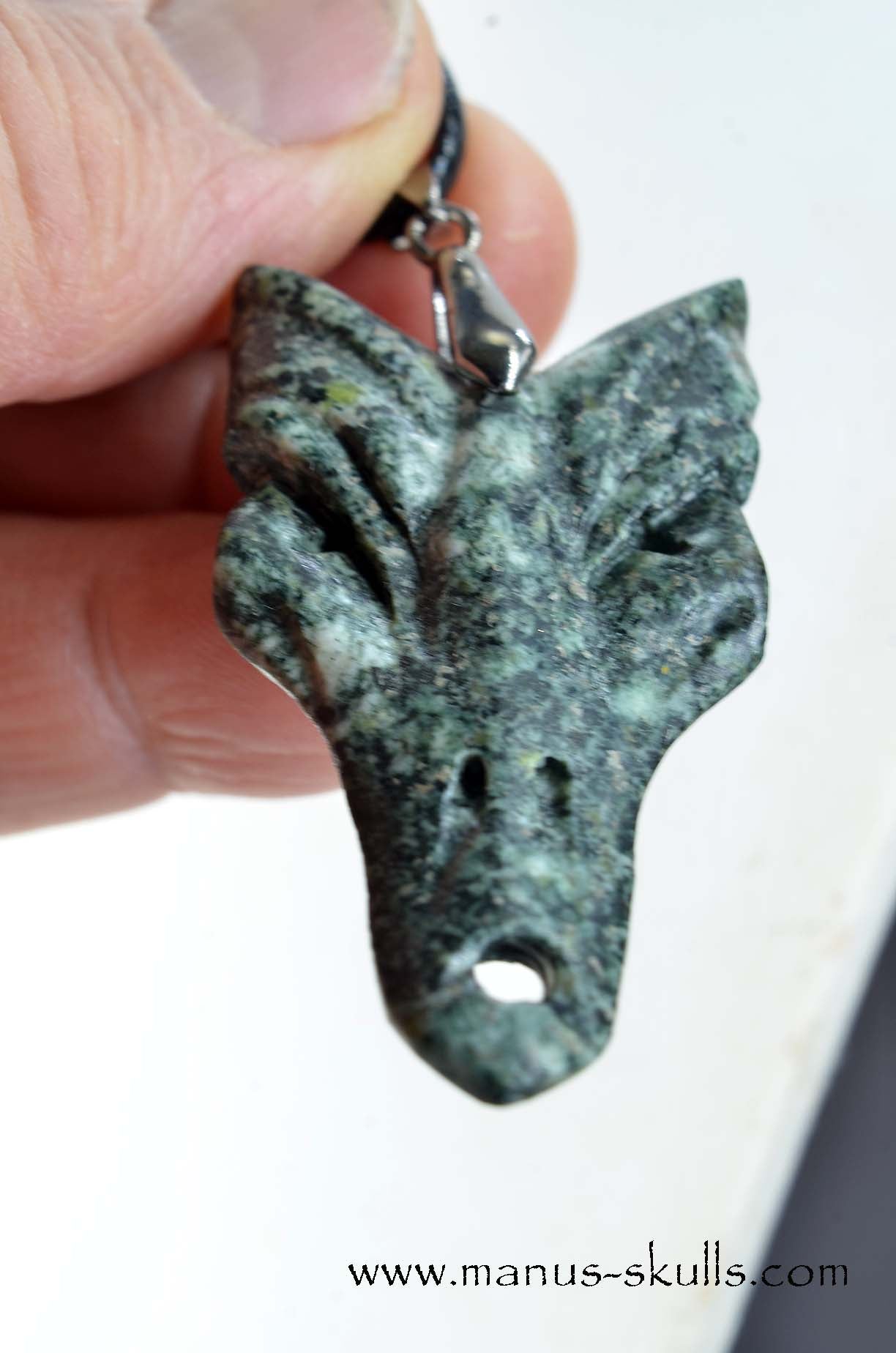 Preseli Bluestone Tribal Mask Pendant