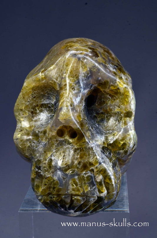 Manus skulls unique Crystal Carvings handmade skulls dragons pendants preseli bluestone tribals spiritual meaning wand Unicorn .. plume agate