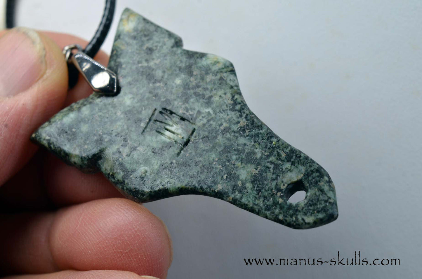 Preseli Bluestone Tribal Mask Pendant