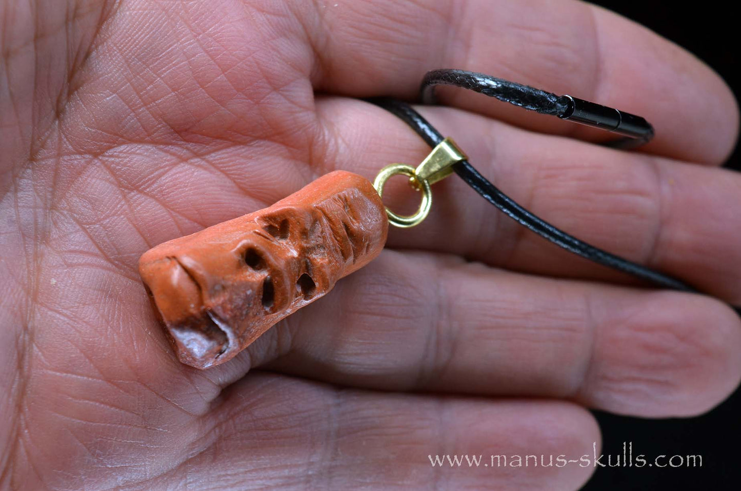 Catlinite (Indian Pipestone) Tribal Pendant (#38)