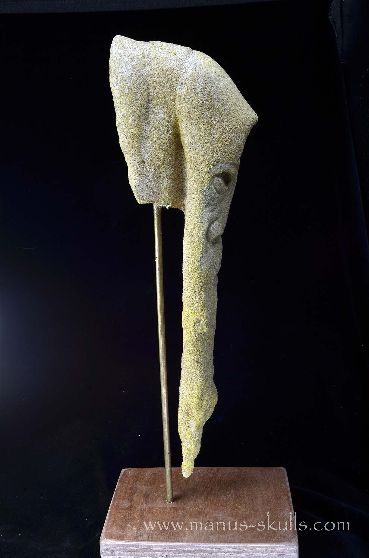 Unique Sandstone Stalactite Tribal Carving