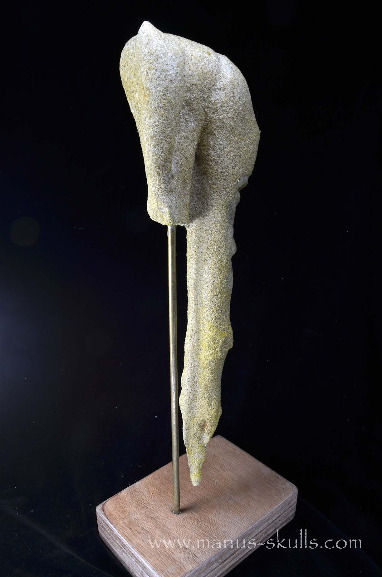 Unique Sandstone Stalactite Tribal Carving